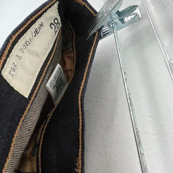 Rag & Bone Cate Mid-Rise Skinny Jeans Dark Rinse Size 28 GUC - Picture 16 of 16